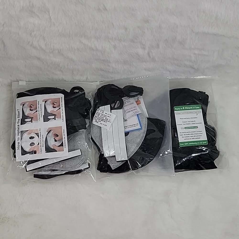 Bundle of 3 Face Mask And Filter
